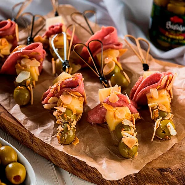 Receta de Brochetas de Carnes Frias